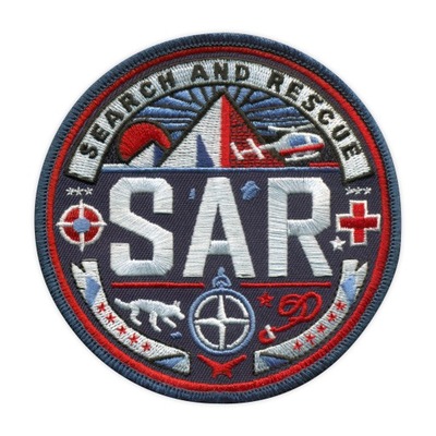Naszywka SAR - Search And Rescue - HAFT