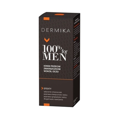 Dermika 100% for Men Eye Cream krem przeciw zmarsz