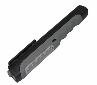 Ліхтарик лампа led mini з usb зарядний пристрій 6+1led 3aaa фото №1