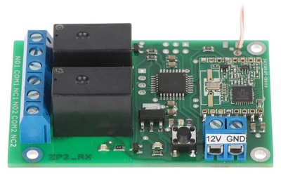 ODBIORNIK RX 433 MHz 2 KANAŁY WYJŚCIA