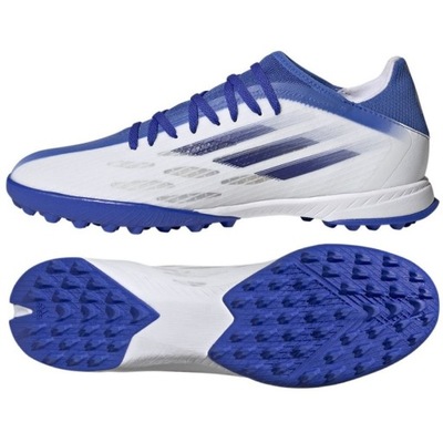 Białe Syntetyk Buty Sport Turfy Adidas r.42 2/3