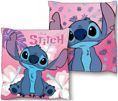 Poduszka dwustronna Lilo & Stitch - różowa