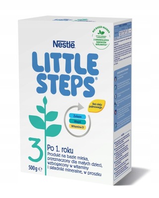 NESTLE LITTLE STEPS 3 produkt na bazie mleka 500g