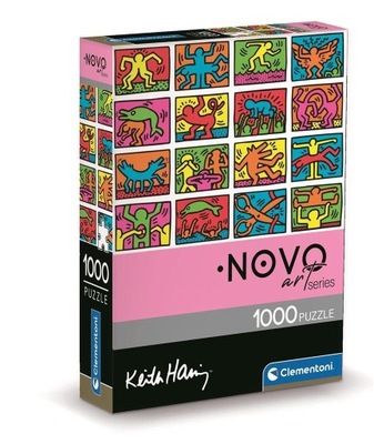 PUZZLE 1000 COMPACT ART KEITH HARING, CLEMENTONI