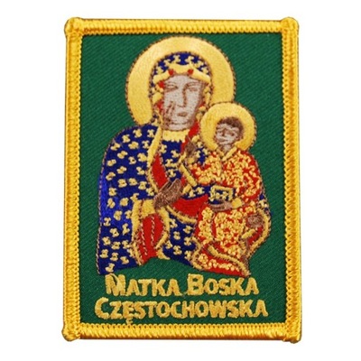 Naszywka haftowana Matka Boska Częstochowska