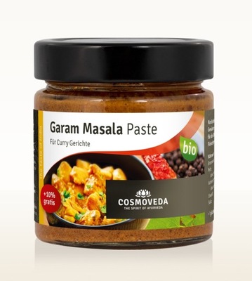 PASTA GARAM MASALA BEZGLUTENOWA BIO 175g COSMOVEDA