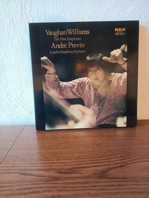 The Nine Symphonies André Previn, LSO Vaughan Williams 7xLP EX-