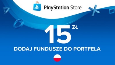 PlayStation Store PSN Network 15 zł Kod