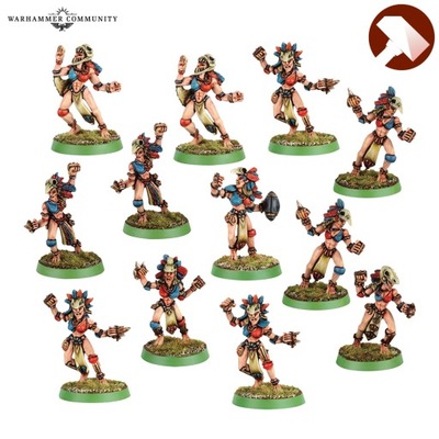 Blood Bowl Amazon Team | metal