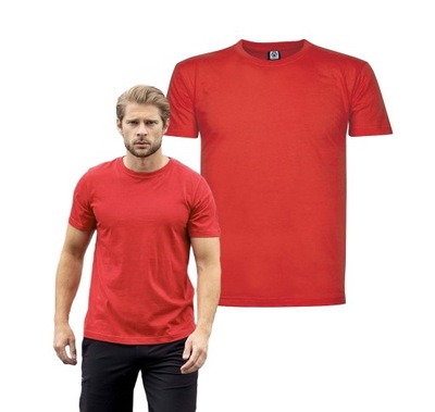 Koszulka Męska Robocza T-shirt Bawełniana Jasnoczerwony ARDON LIMA r.L