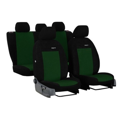 FORRO UNIVERSALES GAMUZA ELEGANCE COLOR VERDE PARA NISSAN NOTE I  