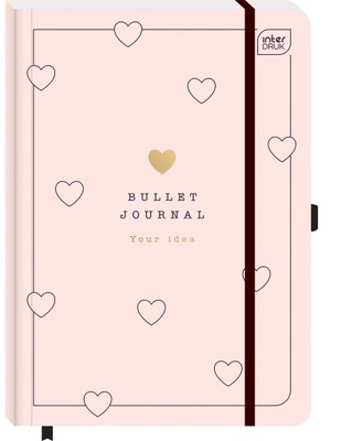 INTERDRUK PLANER BULLET JOURNAL BUJO HEARTS