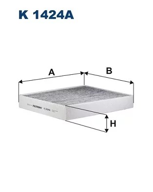 K1424A FILTER CABINS CARBON  