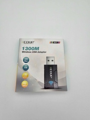 EDUP Zewnętrzna karta sieciowa wifi USB 3.0,1300 Mbps DONGLE 802.11 ac