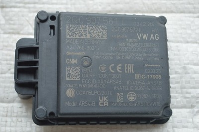 Audi vw skoda seat 2q0907561l радар датчик acc фото №1