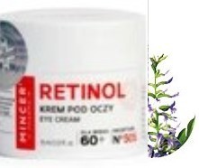 UJĘDRNIAJĄCY Krem POD OCZY RETINOL 60+ Mincer no.505