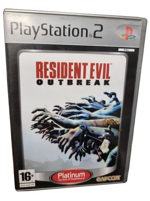 RESIDENT EVIL OUTBREAK PS2 KOMPLET 3xANG STAN BARDZO DOBRY
