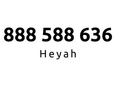 888-588-636 | Starter Heyah (58 86 36) #B