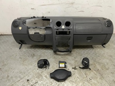 Консоль панель приладів подушка безпеки ремені dacia logan i kpl фото №1