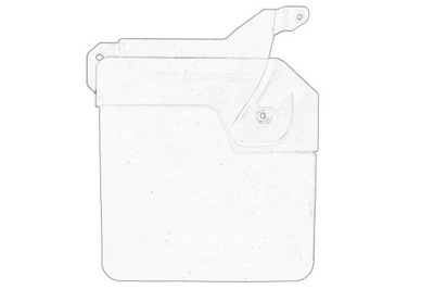 Брызговик перед левый iveco daily 65c 70c 2016+ 2019+ фото №1