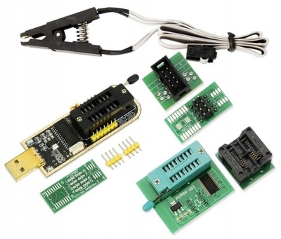 ZESTAW Programator CH341A USB EEPROM SOIC8 SOP8