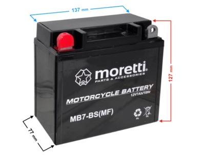 BATERÍA ZELOWY 12V 7AH TRAGALUZ ENTREGA MORETTI  