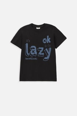 T-shirt Dla Chłopca 104 Czarny Koszulka Chłopięca Mokida WM4