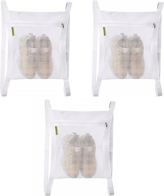 Sneaker Wash & Dry Net Bag for Dryer,Reusable Mesh Laundry Bags with