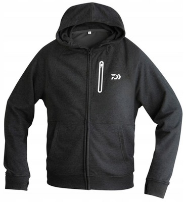 Daiwa Bluza z zamkiem D-VEC hoodie Black Czarna L