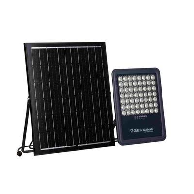 NAŚWIETLACZ LED 300W GEMINI Z PANELEM SOLARNYM - GERMINA