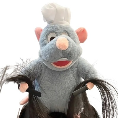 pałąk Ratatouille szczur myszka RATATUJ opaska do włosów plusz DZIEWCZYNKI