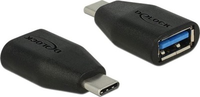 Adapter USB Delock USBC USB Czarny (65519)