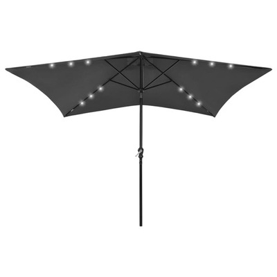 Parasol klasyczny VidaXL wielokolorowy 1 x 1 cm