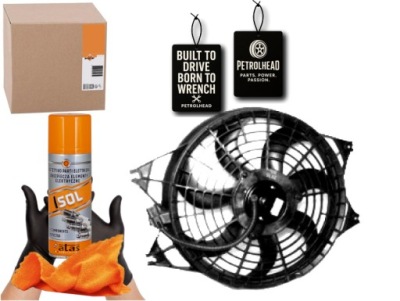 Вентилятор радиатора kia sorento 02- nrf #petrolhead pro+ kit4 фото №1