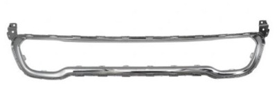 Jeep cherokee kl 14- рамка решётки бампера хром фото №1