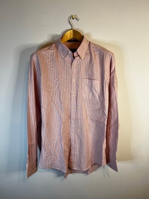 Koszula Gant w paski różowa L XL