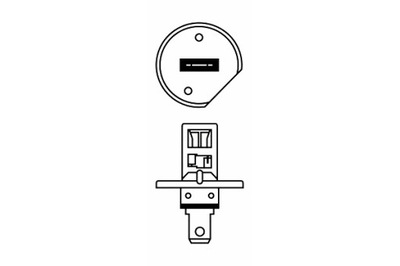 BOSCH LEMPUTĖ 1SZT. H1 12V 55W P14.5S PURE LIGHT 