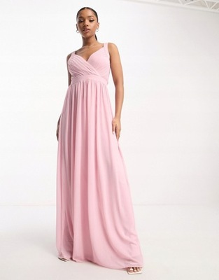 TFNC BRIDESMAID SUKIENKA MAXI Z KORONKĄ XS