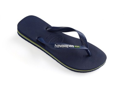 HAVAIANAS GRANATOWE JAPONKI MĘSKIE 39-40 ŻLA