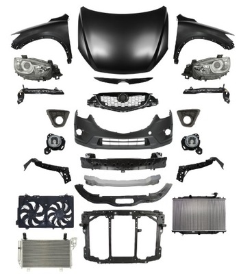 Mazda cx-5 12-17 перед капот бампер pas крила фото №1