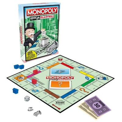 Gra Planszowa MONOPOLY EDYCJA DLA RYWALI E9264 Hasbro wersja polska