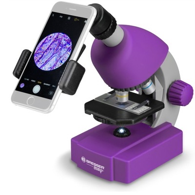 Mikroskop 40x-640x JUNIOR fioletowy