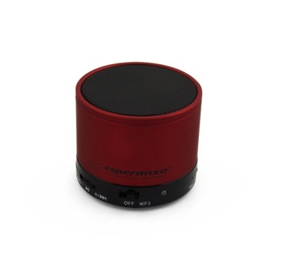 EP115C Głośnik Bluetooth FM Ritmo bordowy Esperanza