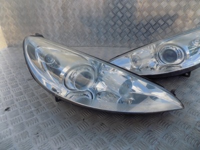 Peugeot 407 лампа передняя ксенон левая uk фото №1