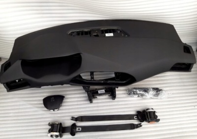 Peugeot 308 t9 приборная панель консоль приборная панель 2 подушка безопасности 2 pas фото №1