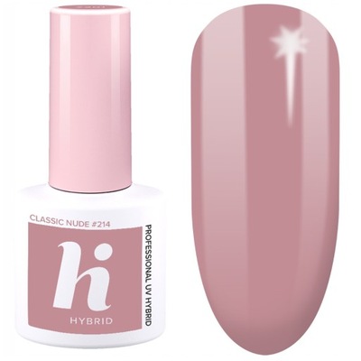 HI HYBRID LAKIER HYBRYDOWY 214 CLASSIC NUDE 5ml