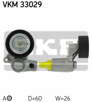 RITINĖLIS ĮTEMPIMO PK SKF VKM 33029 VKM33029 