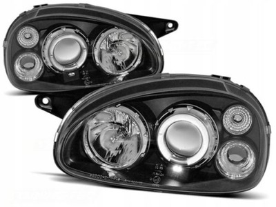 ФОНАРІ ANGEL EYES OPEL CORSA B 93-00 BLACK