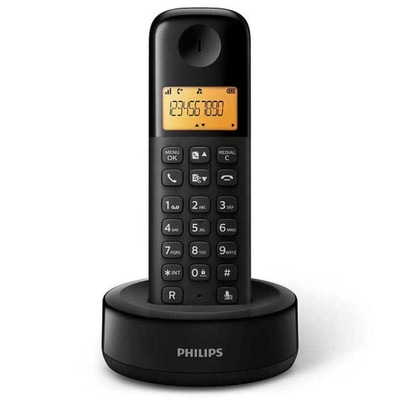 Telefon bezprzewodowy Philips D1601B/34 67B100