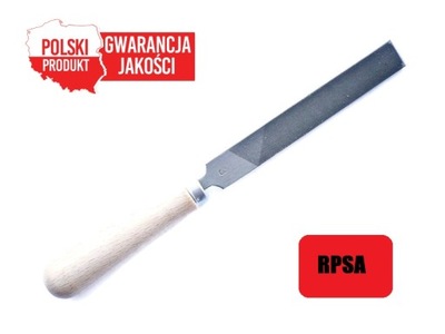 Pilnik ślusarski płaski RPSa 150/3 - gładzik